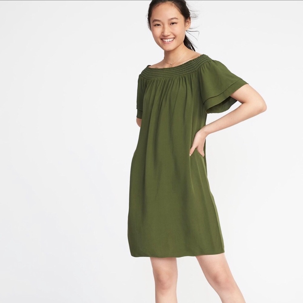 Old Navy Off The Shoulder Dress, NWOT, Size XS